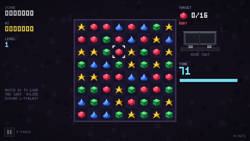 Gem Grid gameplay