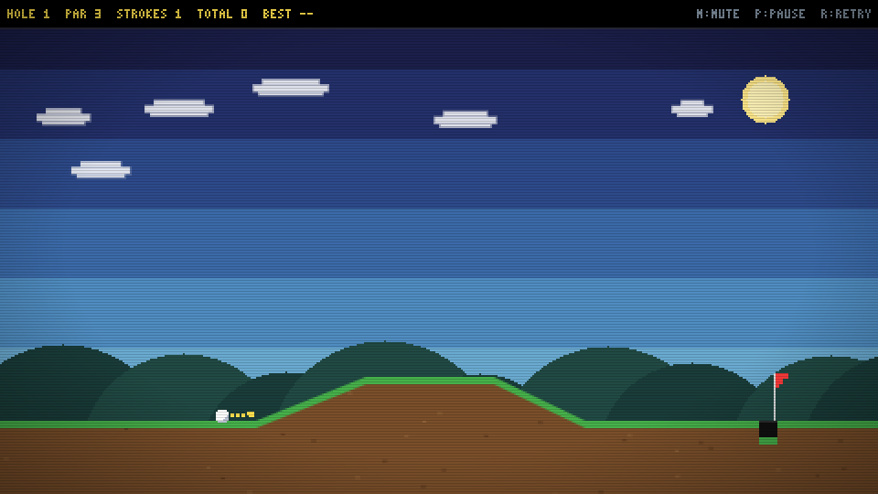 Pixel Golf gameplay