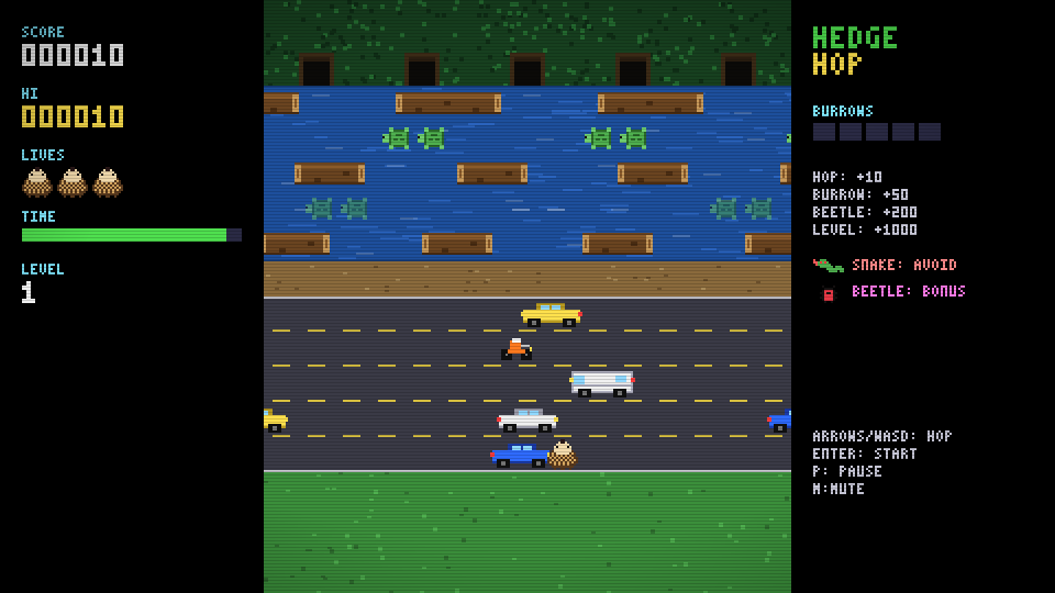 Hedge Hop gameplay
